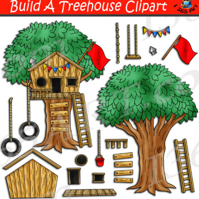 Build A Treehouse Clipart
