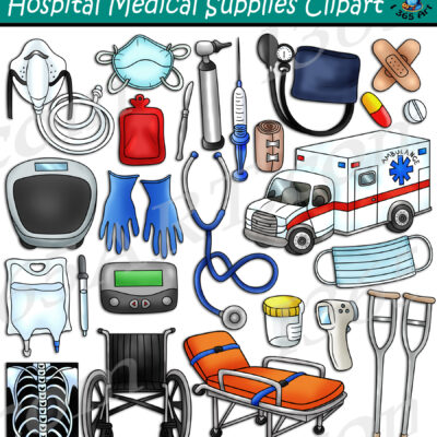 Hospital Medical Supplies Clipart