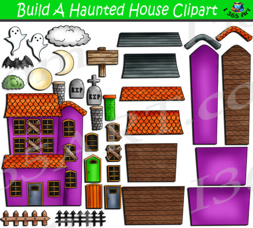 Build A Haunted House Clipart