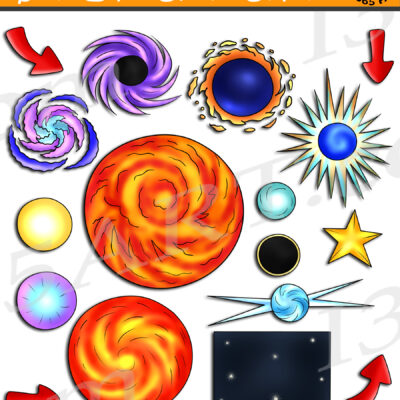 Star Life Cycle Clipart