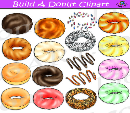Build A Donut Clipart
