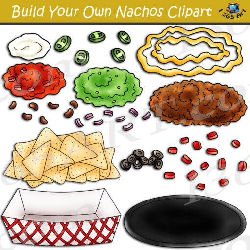 Build Your Own Nachos Clipart