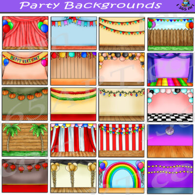Party Backgrounds Clipart