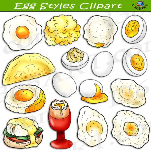 Egg Styles Clipart