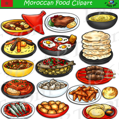 Moroccan Food Clipart