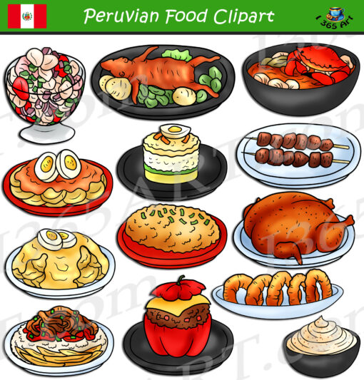 Peruvian Food Clipart