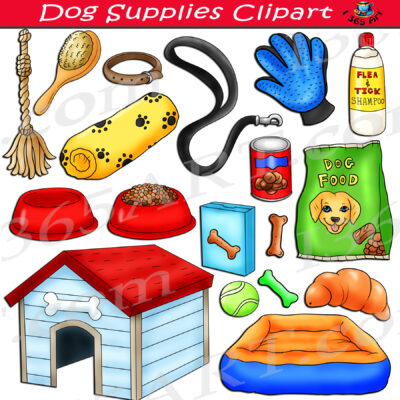 Pet Dog Supplies Clipart