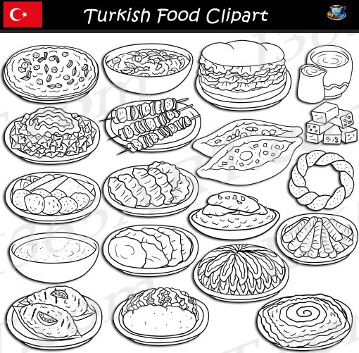 Turkish Food Clipart