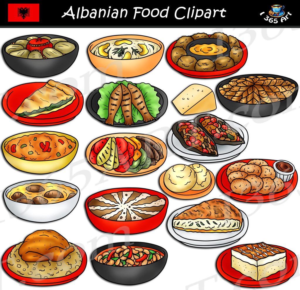 Slovenian Food Clipart - Comida Mexicana - School Clipart