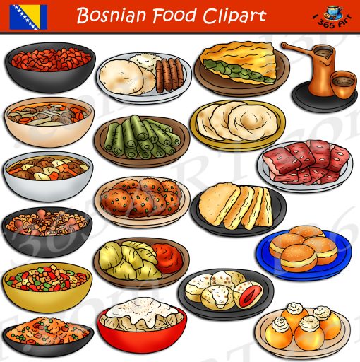 Bosnian Food Clipart