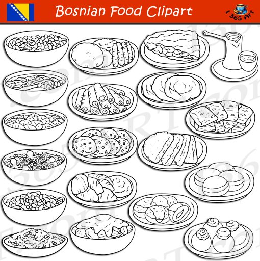 Bosnian Food Clipart