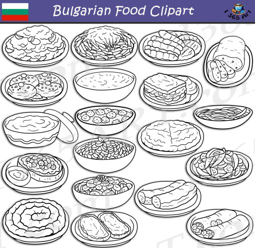 Bulgarian Food Clipart