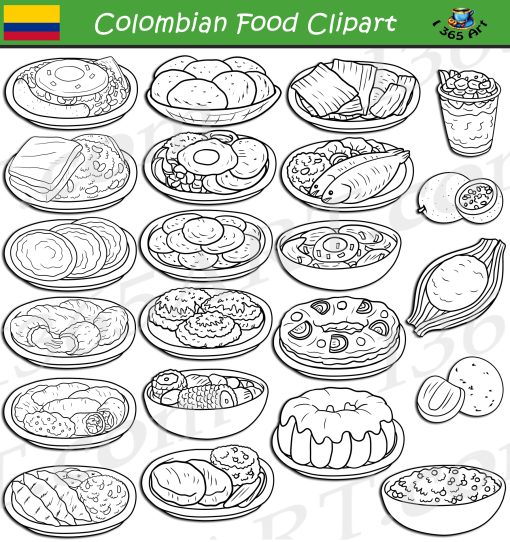 Colombian Food Clipart