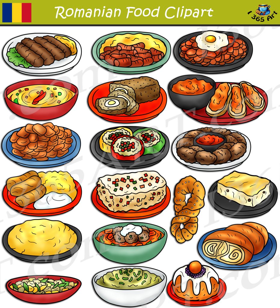 Serbian Food Clipart - Comida Mexicana - School Clipart