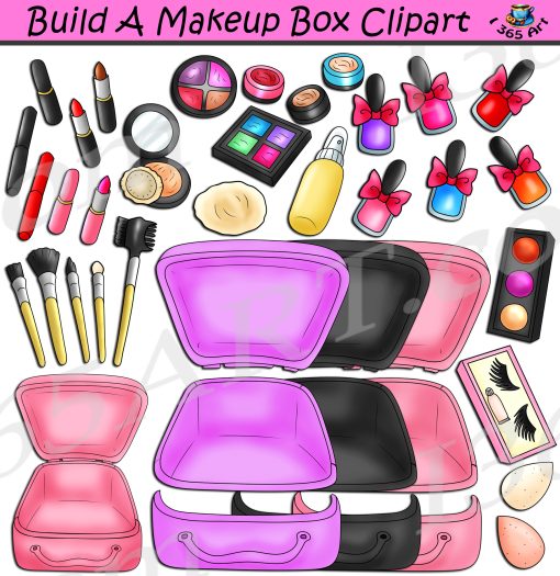 Build A Makeup Box Clipart
