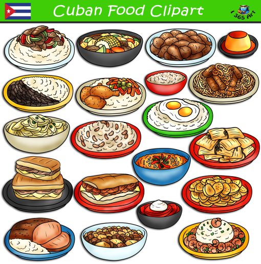 Cuban Food Clipart