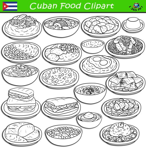 Cuban Food Clipart