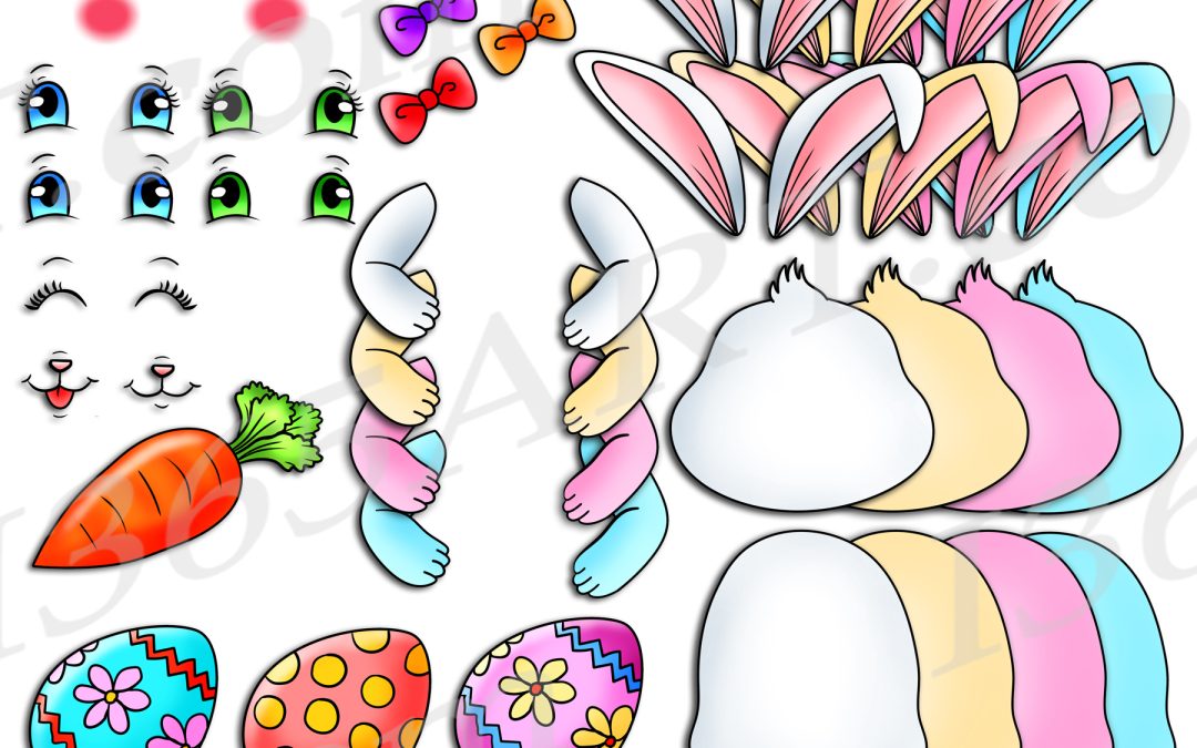 Build A Bunny Rabbit Clipart Commercial Download