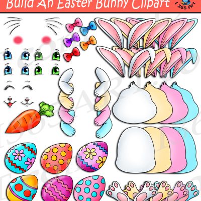 Build A Bunny Rabbit Clipart