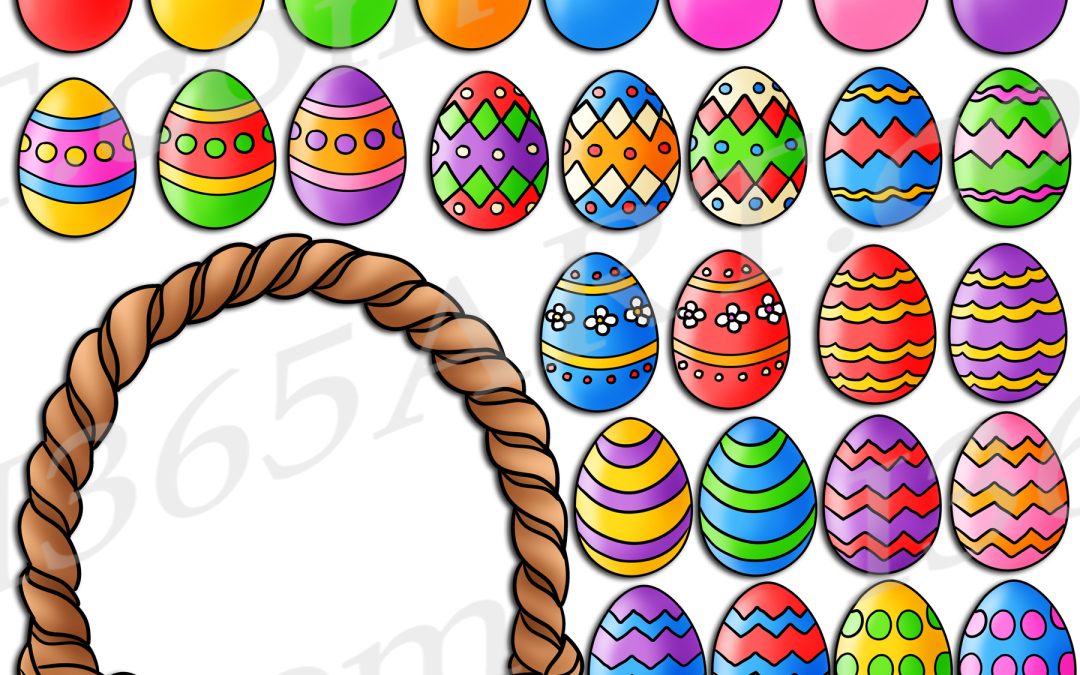 Build An Easter Basket Clipart Commercial Download