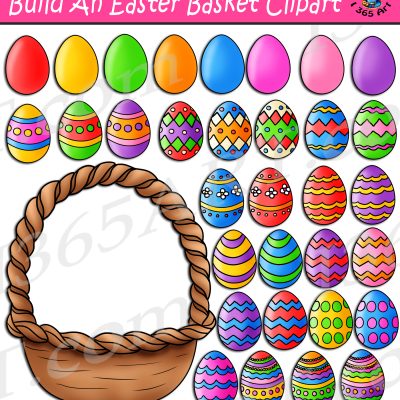 Build An Easter Basket Clipart
