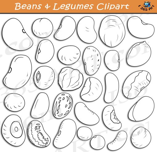 Beans & Legumes Clipart