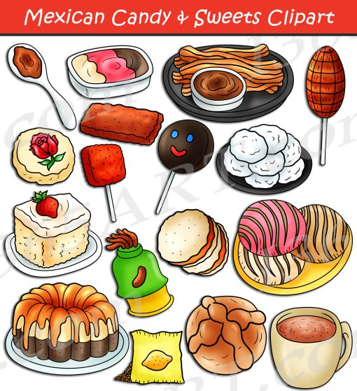 Mexican Candy & Sweets Clipart