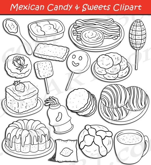 Mexican Candy & Sweets Clipart