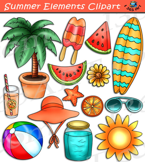 Summer Elements Clipart