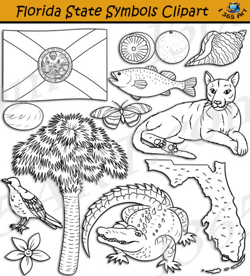 Florida State Symbols Clipart Download - Image 2
