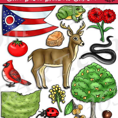 Ohio State Symbols Clipart