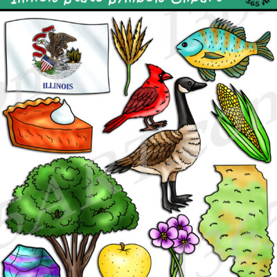 Illinois State Symbols Clipart