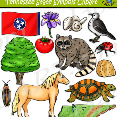 Tennessee State Symbols Clipart