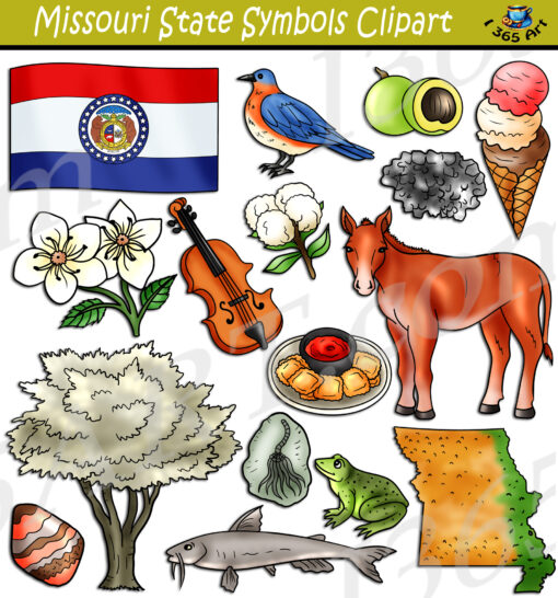 Missouri State Symbols Clipart