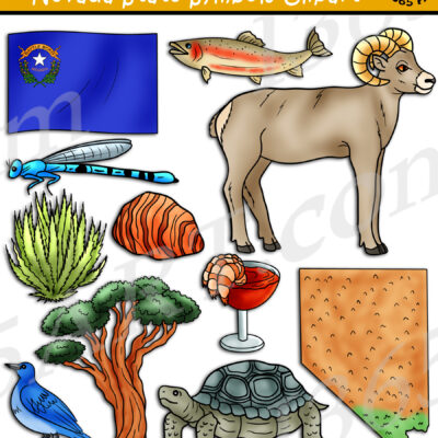 Nevada State Symbols Clipart