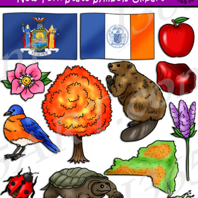 New York State Symbols Clipart