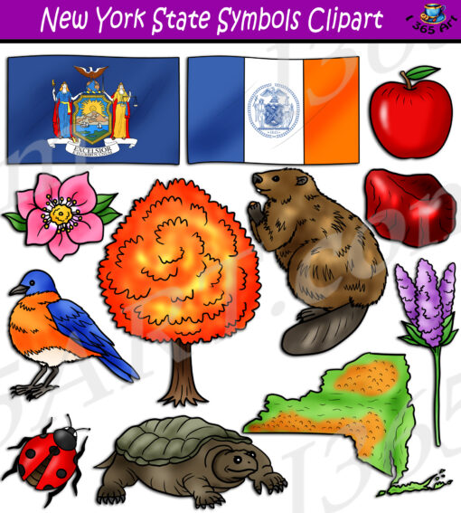 New York State Symbols Clipart