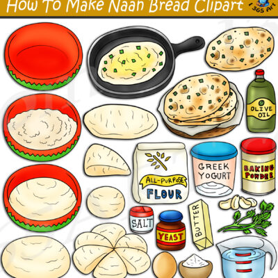 How To Make Naan Bread Clipart