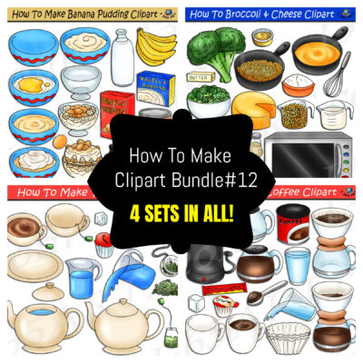 How To Make Foods Clipart Bundle