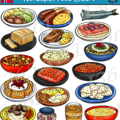 Norwegian Food Clipart