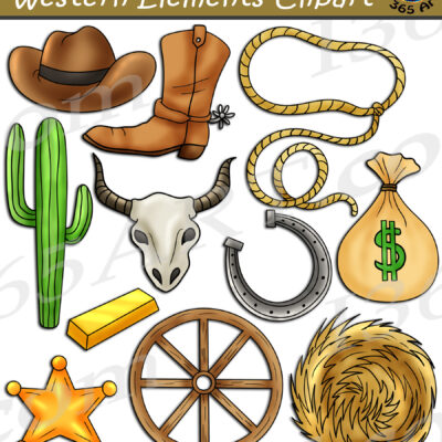 Western Elements Clipart