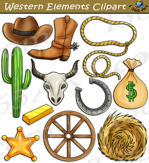 Western Elements Clipart