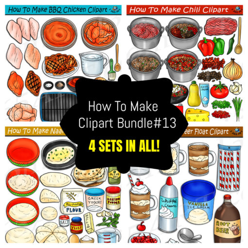 How To Make Foods Clipart Bundle #13