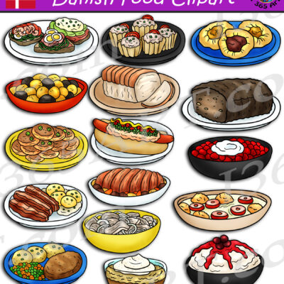 Danish Food Clipart