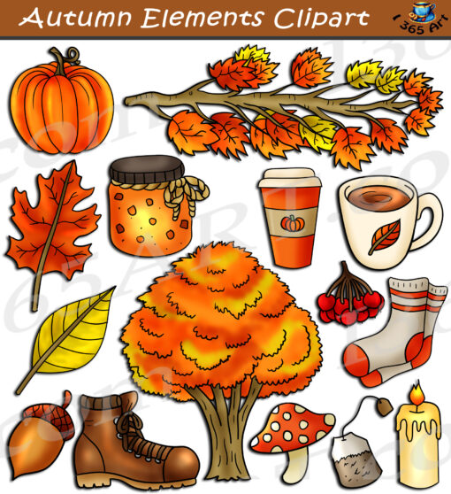 Fall Elements Clipart