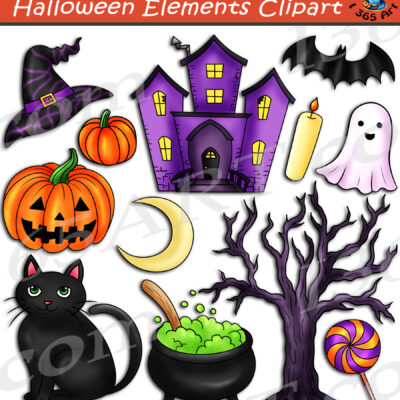 Halloween Elements Clipart