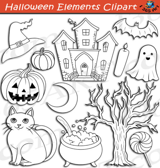 Halloween Elements Clipart