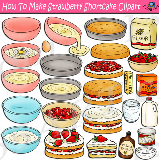 How To Make Strawberry Shortcake Clipart Download