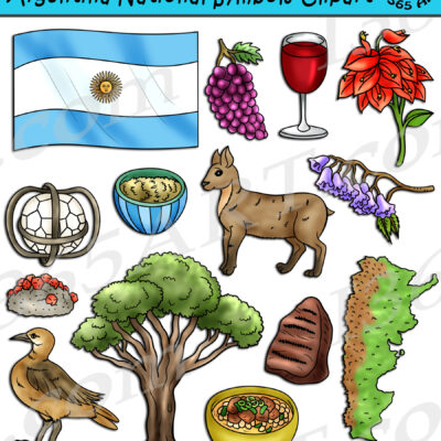 Argentina National Symbols Clipart