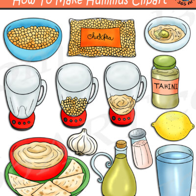 How To Make Hummus Clipart